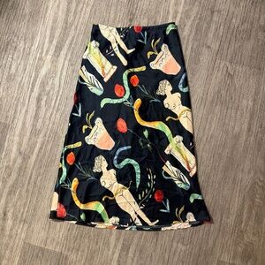 Sandy Midi Skirt LISA SAYS GAH - Museo Nero